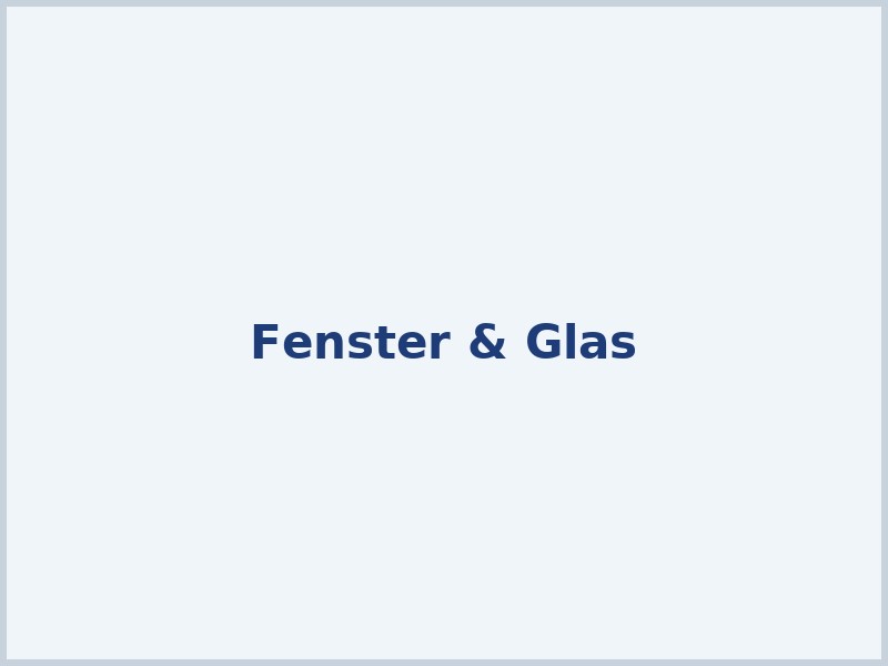 Fenster- & Glasreinigung